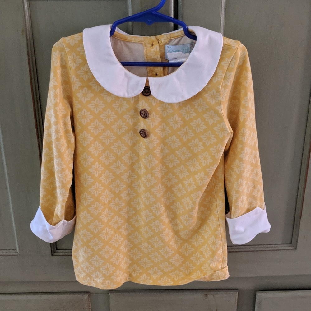 Serendipity collar top